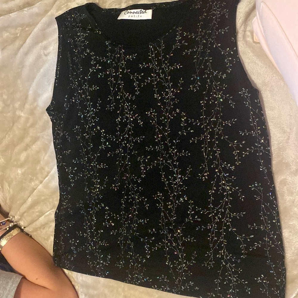 Connected petite dressy top size s